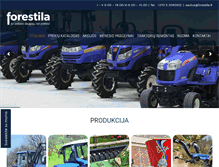 Tablet Screenshot of forestila.lt
